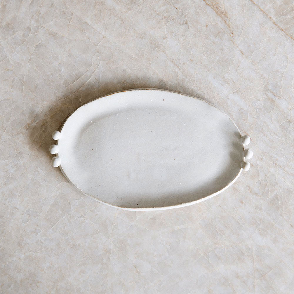 Clayndwhisk Beaded Ceramic Tray