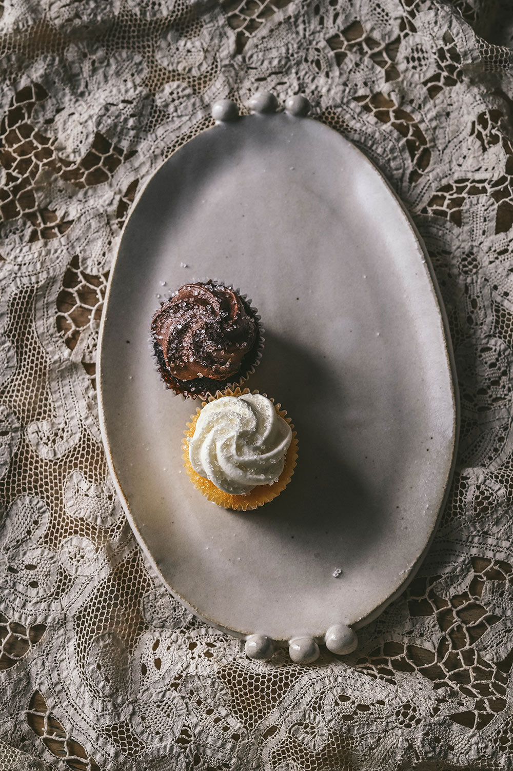 Clayndwhisk Beaded Ceramic Tray