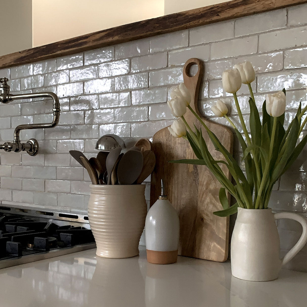 Clayndwhisk Utensil Jar