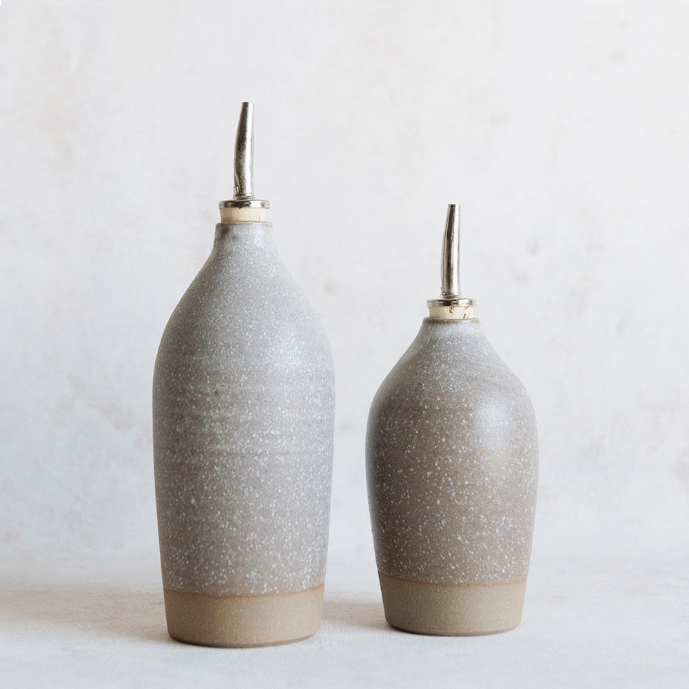 Clayndwhisk Dark Ceramic Oil Bottle
