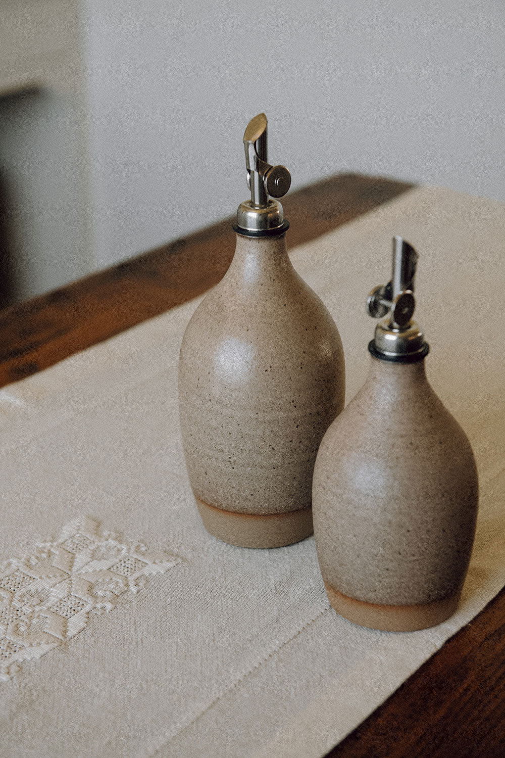 Clayndwhisk Oat Ceramic Oil Bottle