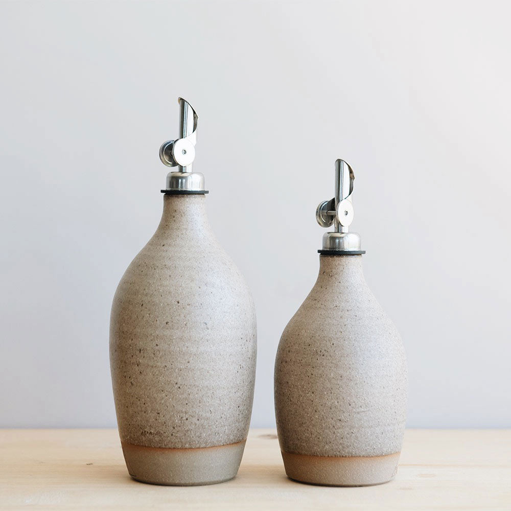 Clayndwhisk Oat Ceramic Oil Bottle