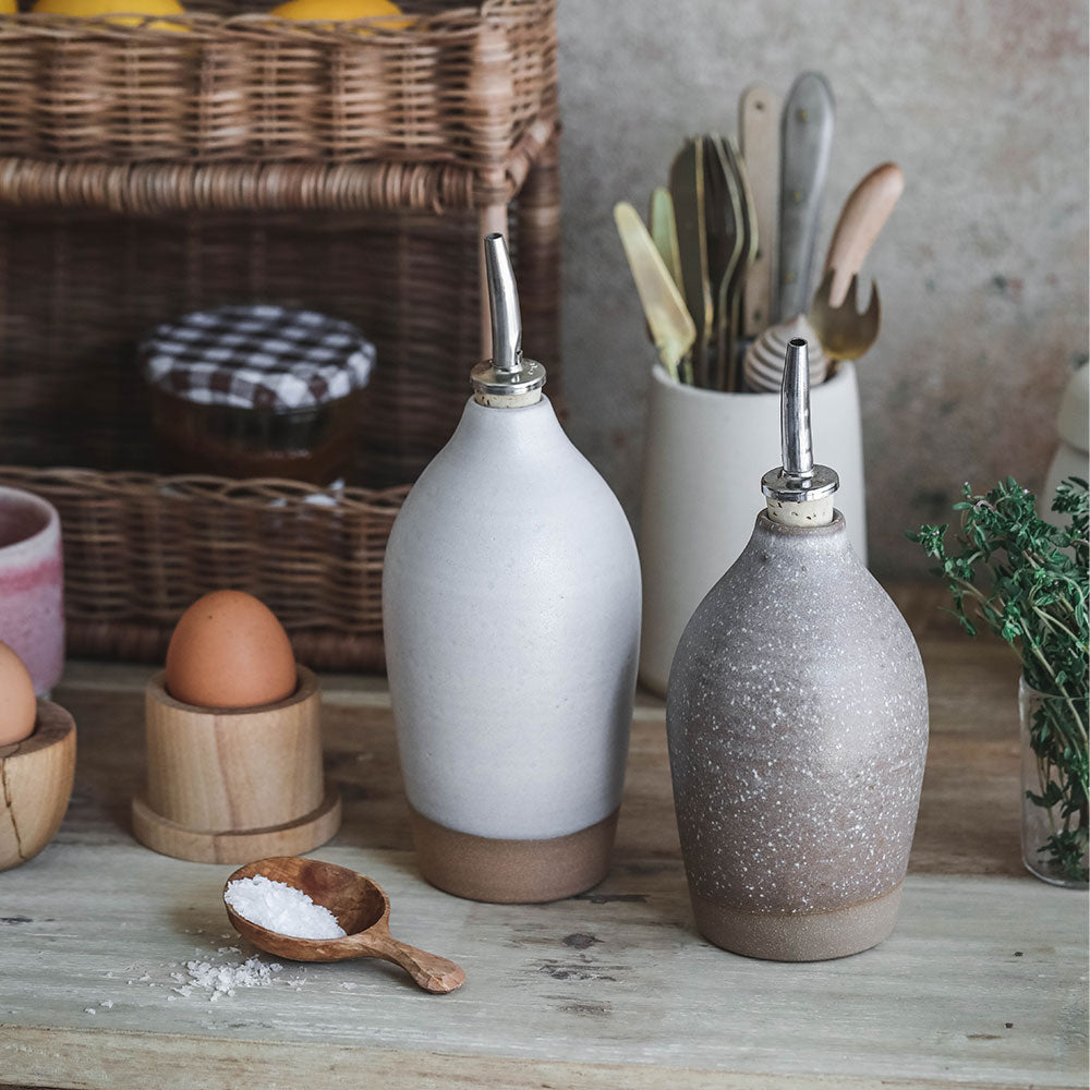 Clayndwhisk Dark Ceramic Oil Bottle