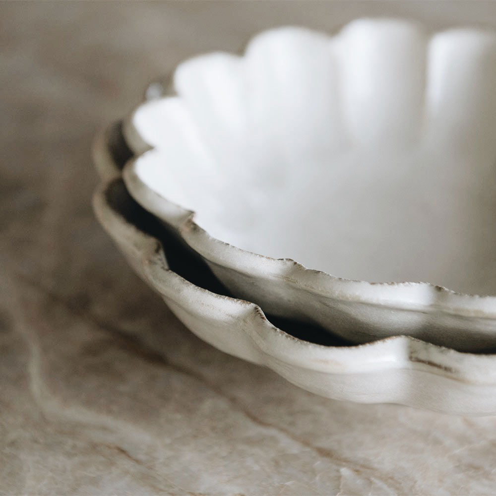 Clayndwhisk Ceramic Petal Bowl