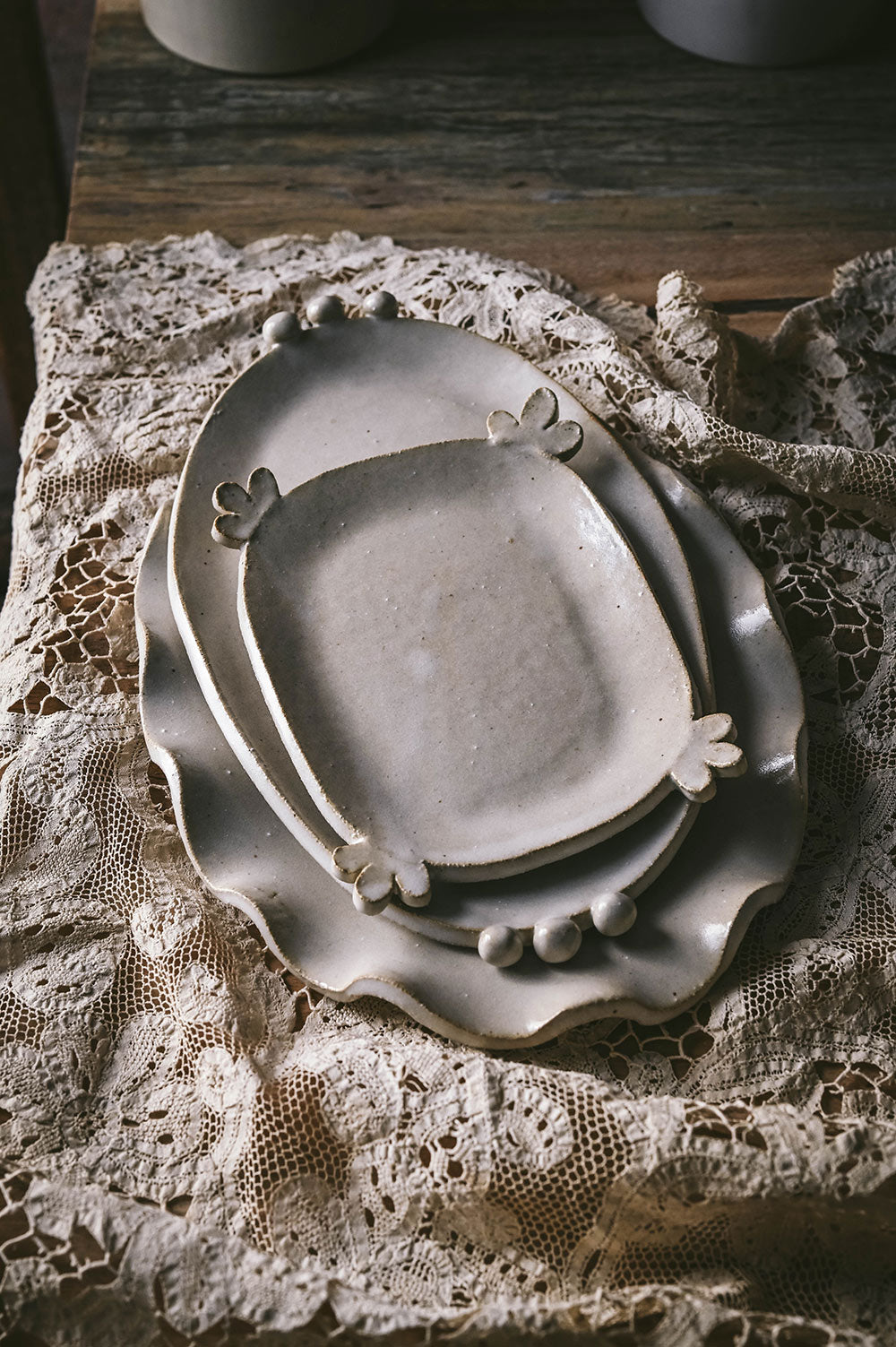 Clayndwhisk Petal Edge Tray