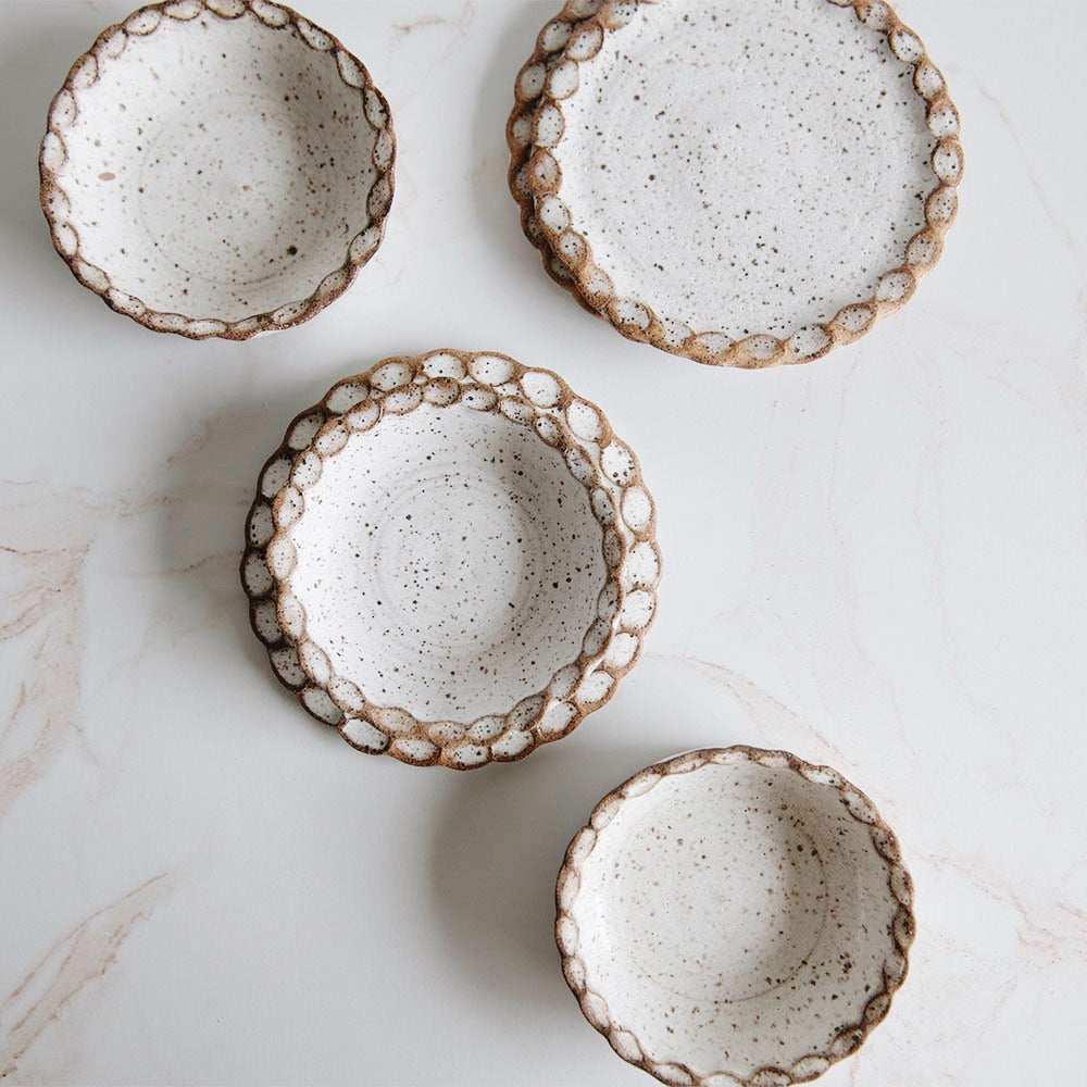 Clayndwhisk Scalloped Dish