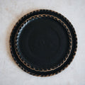 Clayndwhisk Dark Scalloped Plate