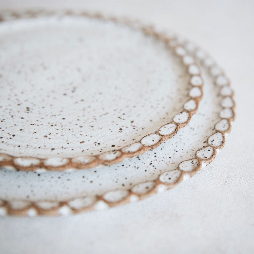Clayndwhisk Scalloped Plate