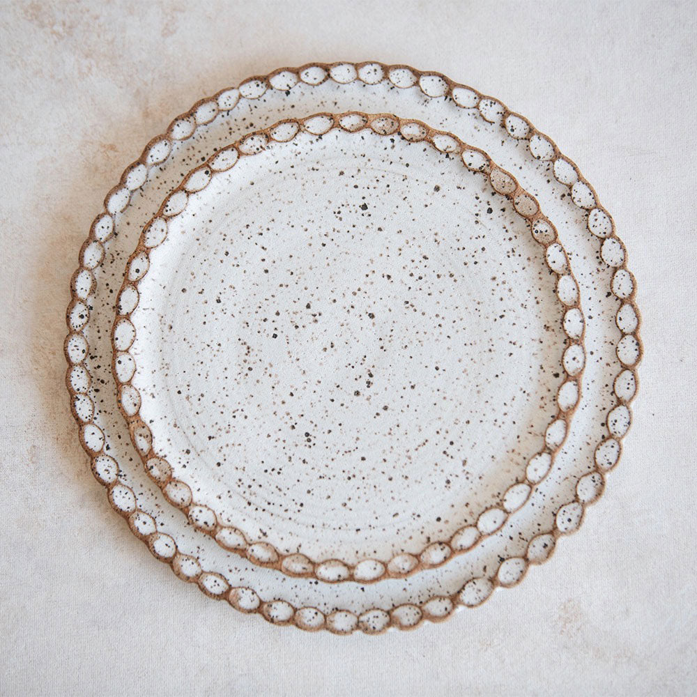 Clayndwhisk Scalloped Plate