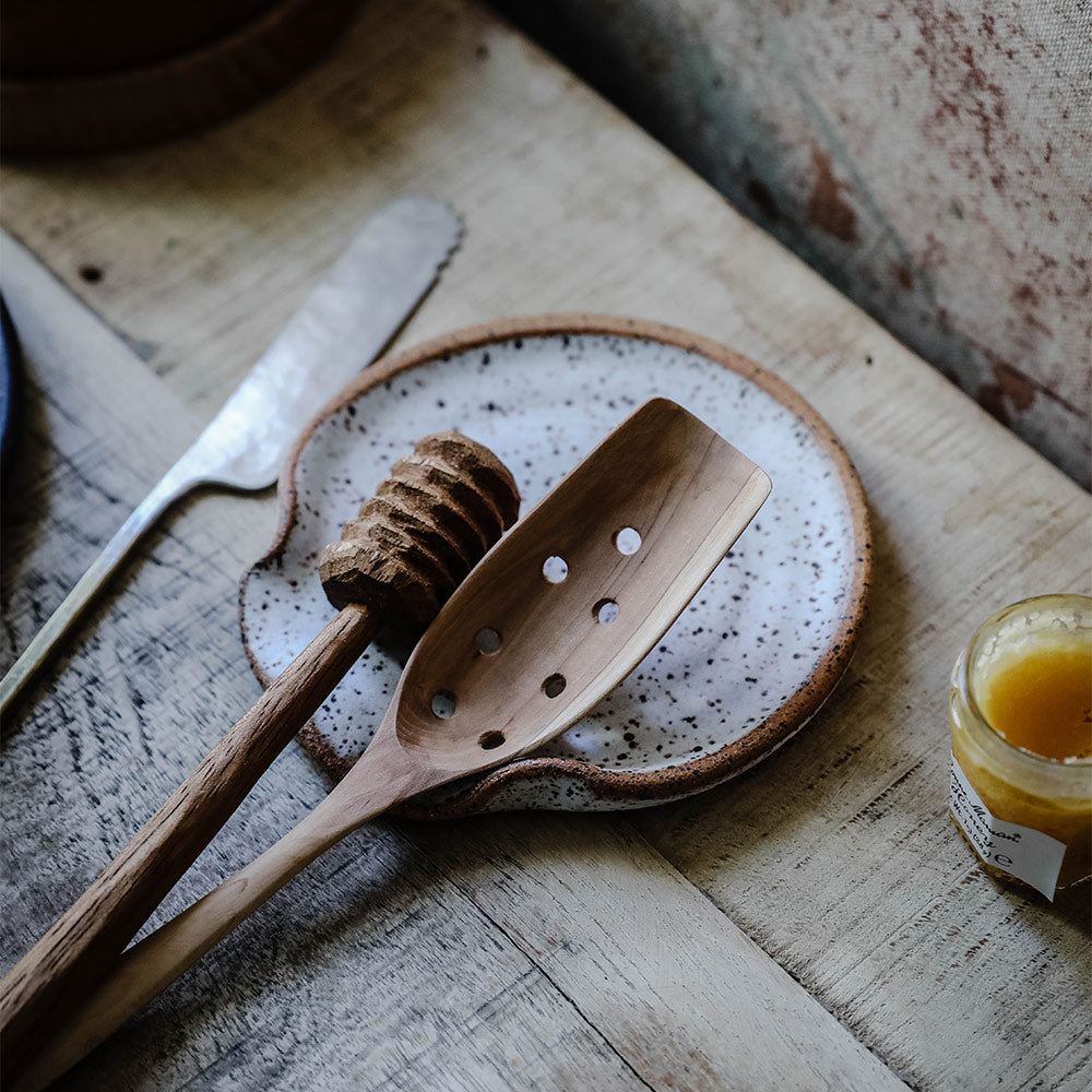 Ceramic Spoon Rest - Speckle