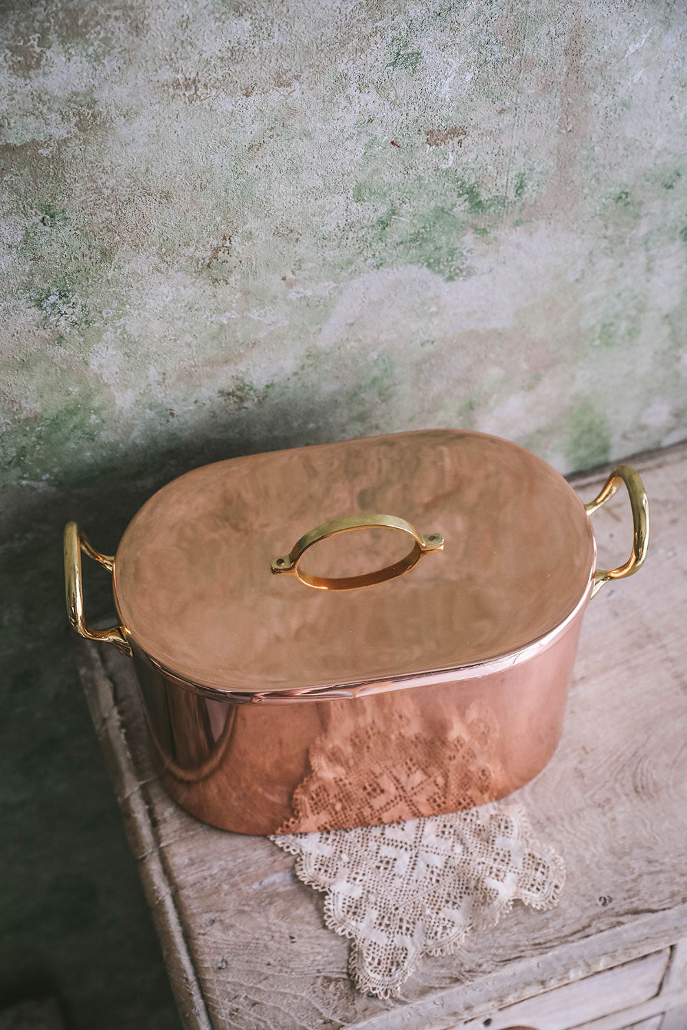 Clayndwhisk Copper Bread Box