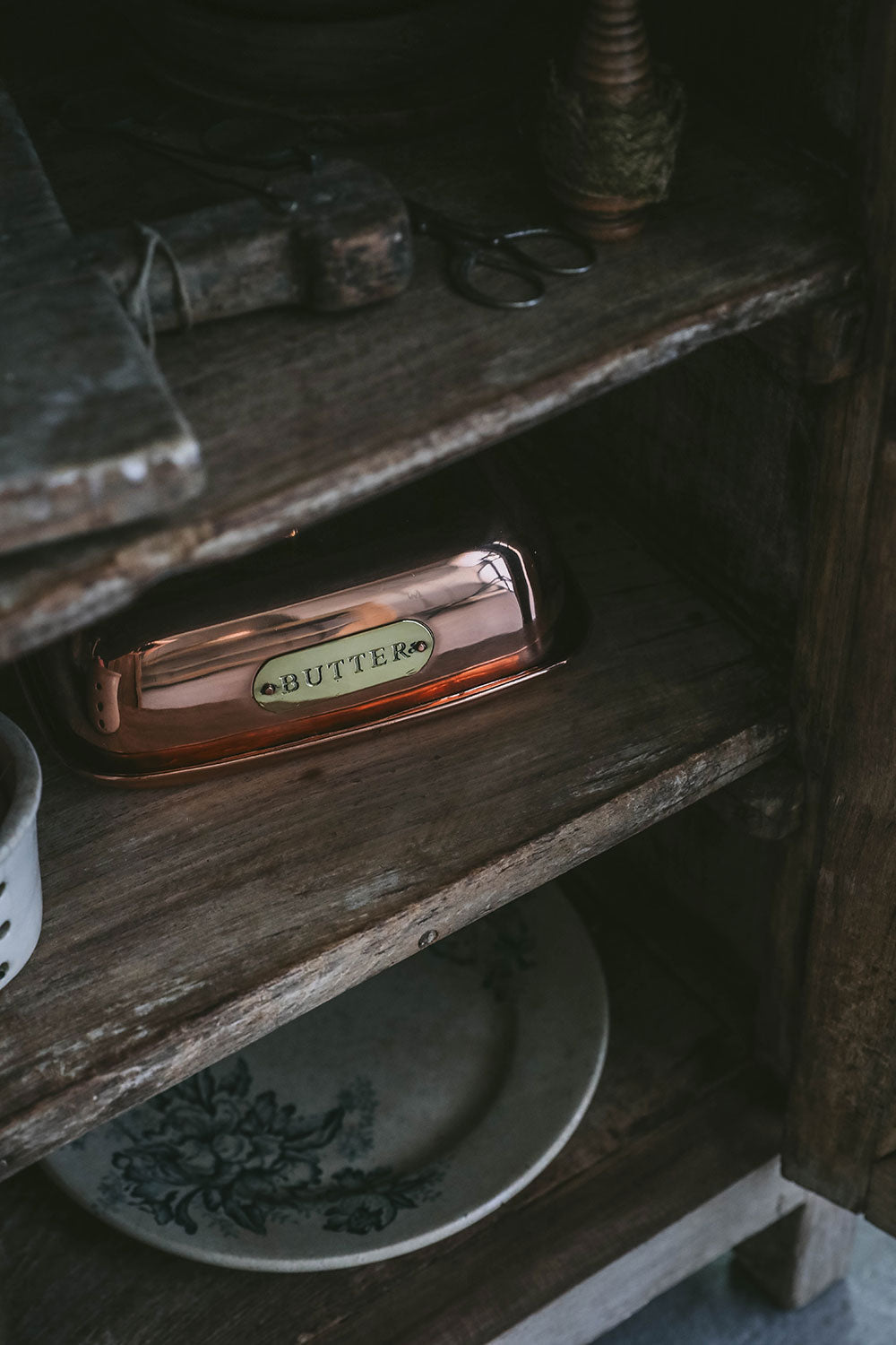 Clayndwhisk Copper Butter Dish