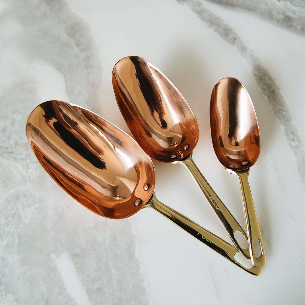 Clayndwhisk Copper Measuring Scoops
