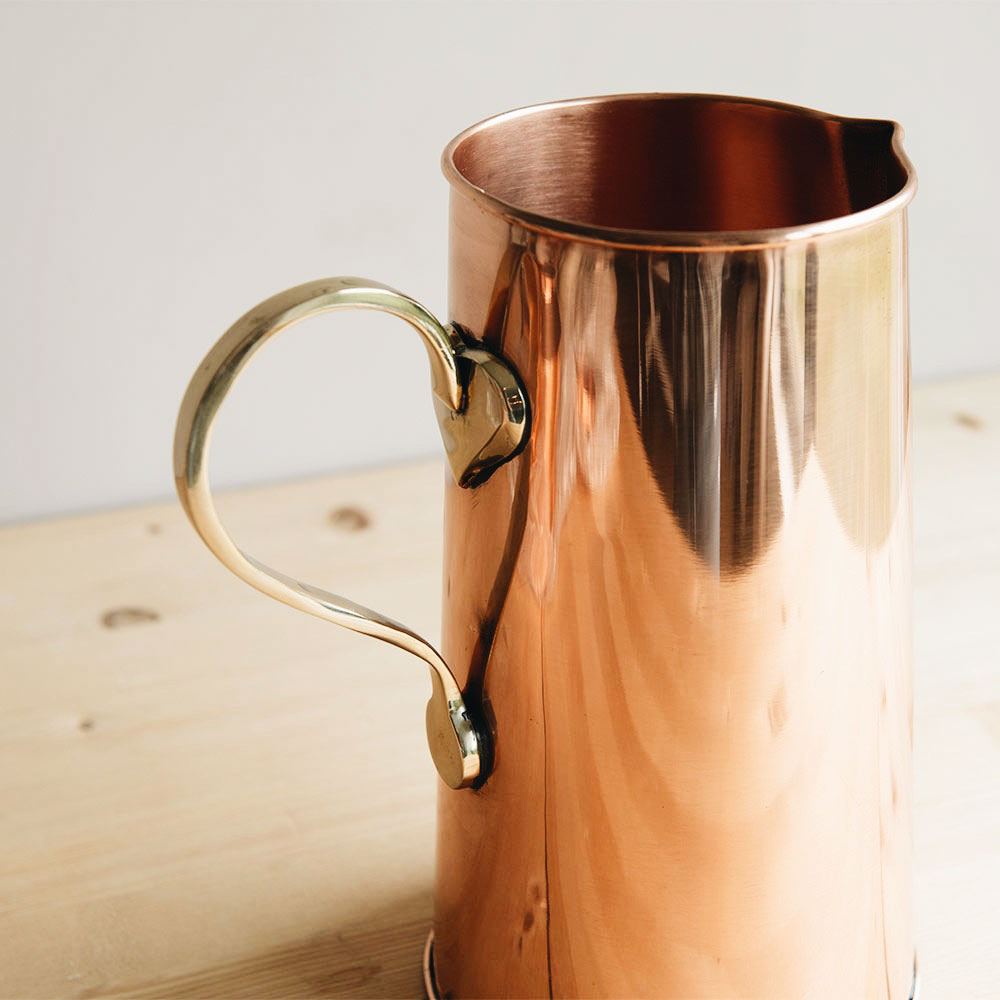 Clayndwhisk Copper Pitcher