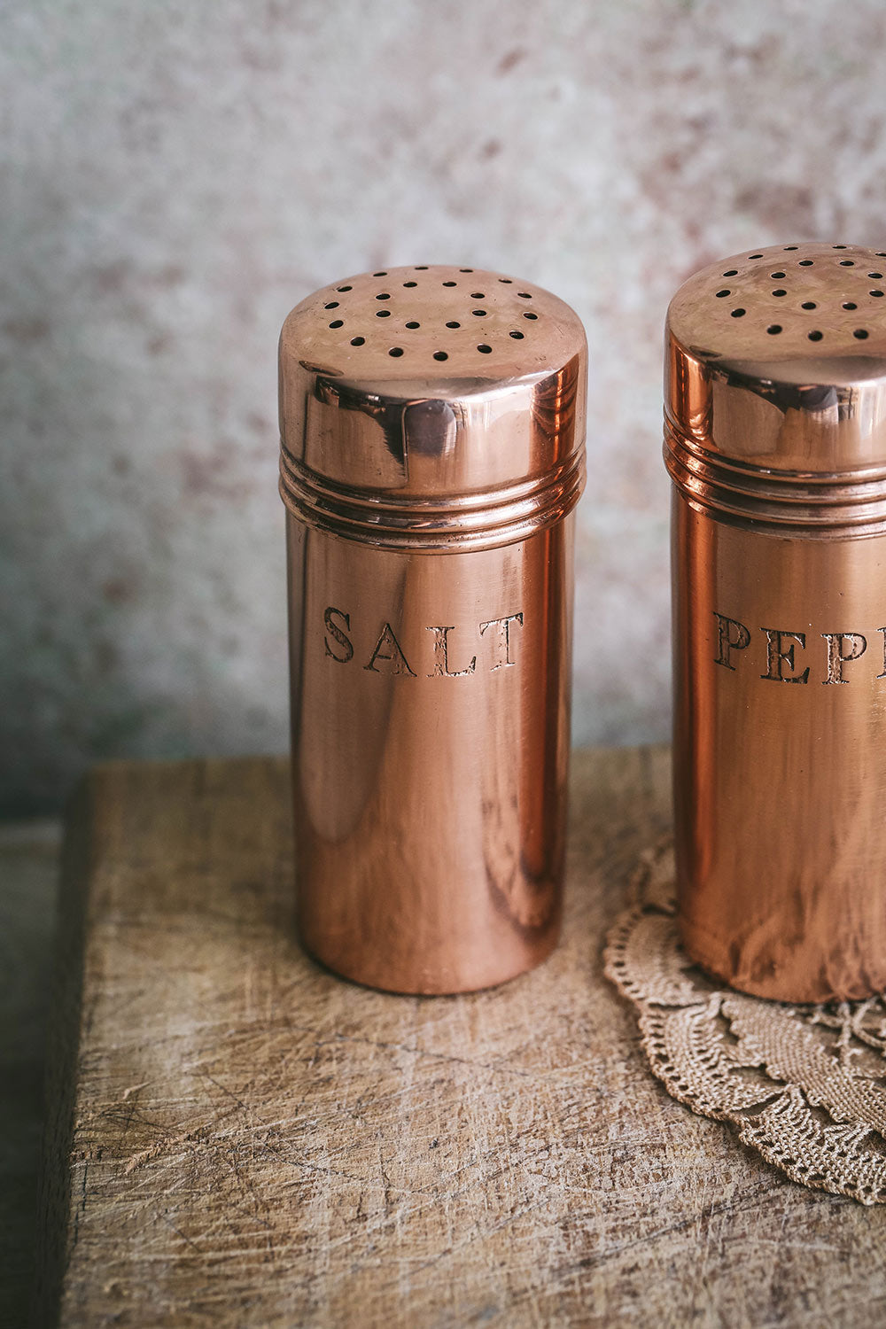 Clayndwhisk Copper Salt & Pepper Set