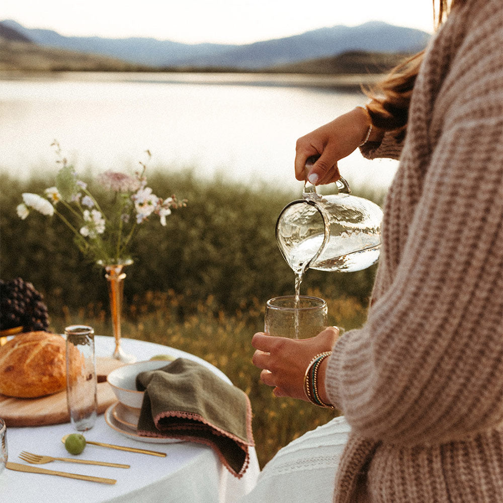 Clayndwhisk Dimpled Pitcher