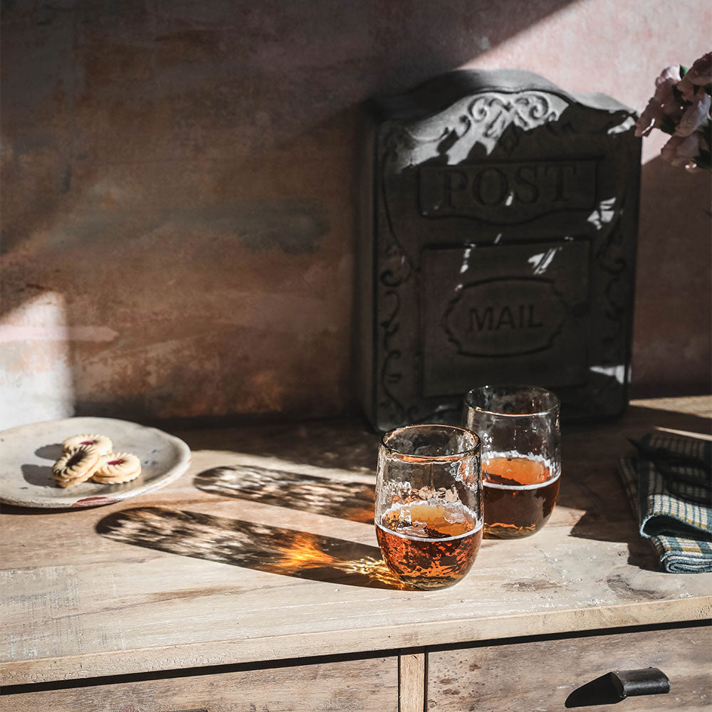 Clayndwhisk Dimpled Glasses