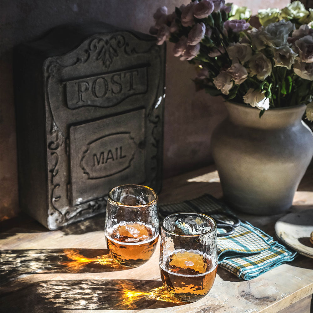 Clayndwhisk Dimpled Glasses