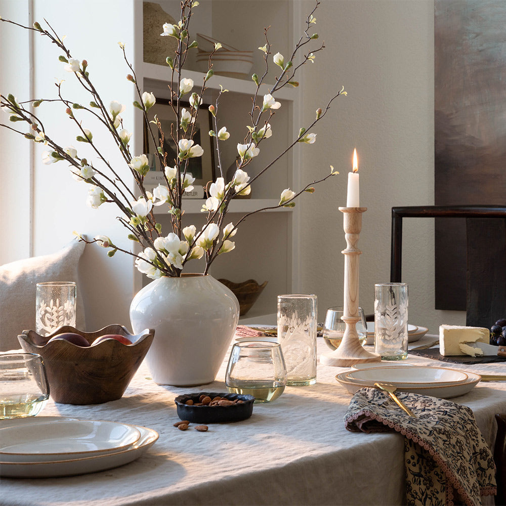 Clayndwhisk Floral Glass