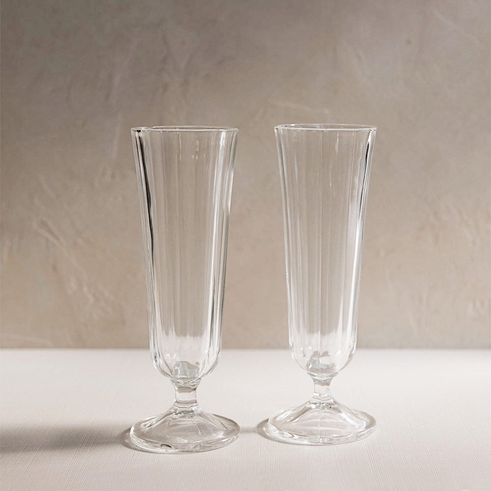 Clayndwhisk Fluted Glasses