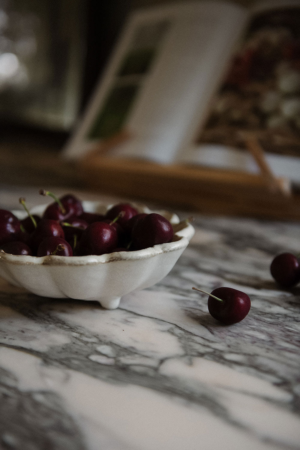 Clayndwhisk Footed Petal Bowl