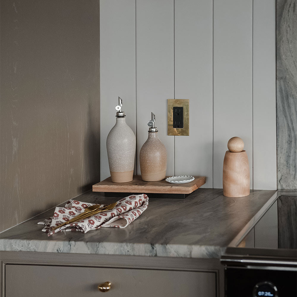 Clayndwhisk Dark Ceramic Oil Bottle