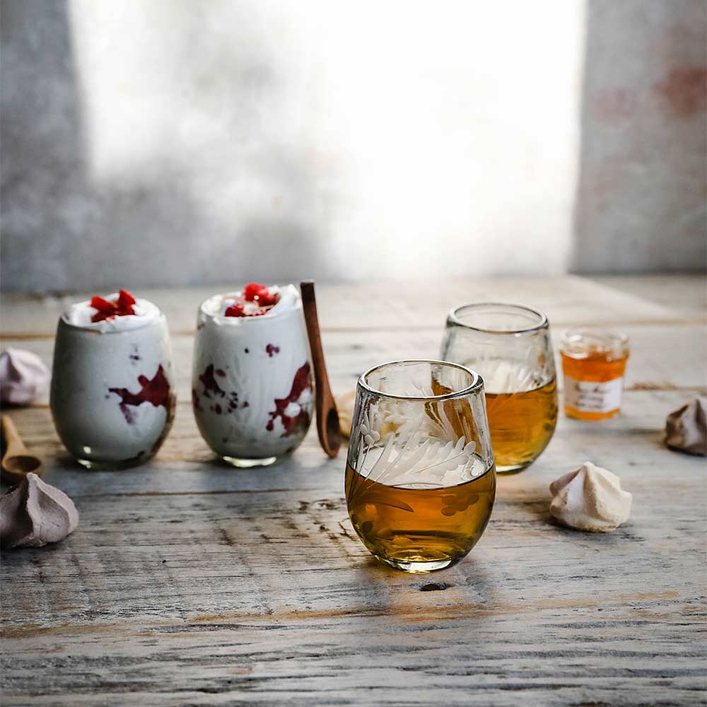 Clayndwhisk Floral Glass