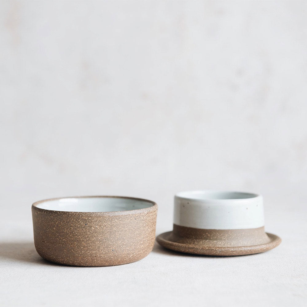Clayndwhisk Rustic Ceramic Butter Keeper