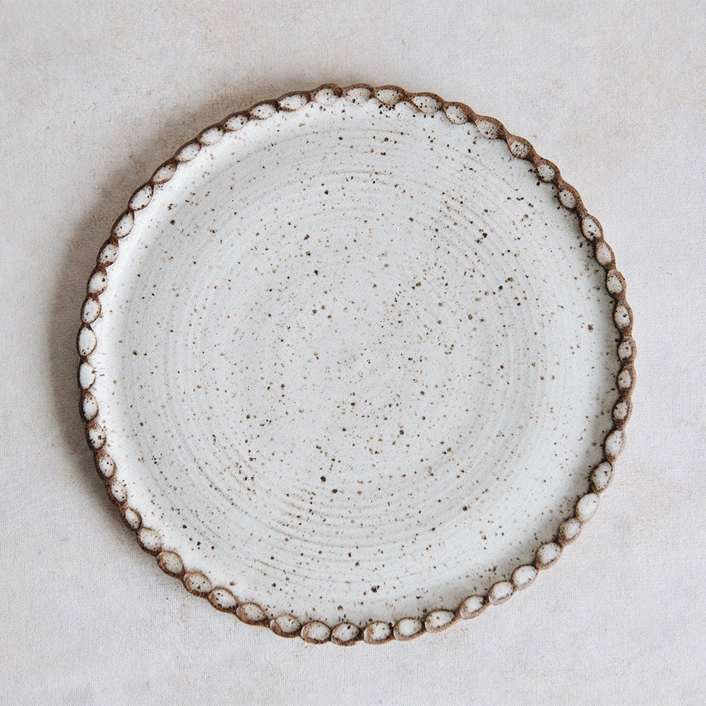 Clayndwhisk Scalloped Plate
