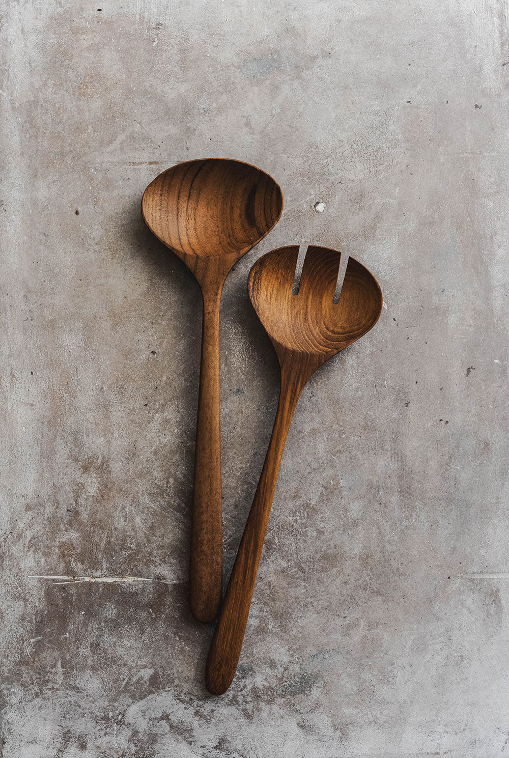 Clayndwhisk Teak Salad Set
