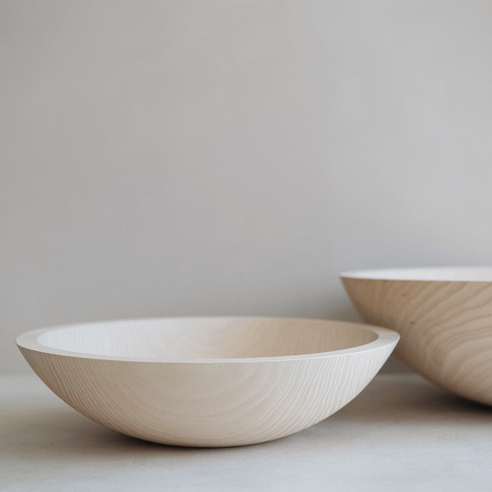 Clayndwhisk Whitewashed Ash Bowl