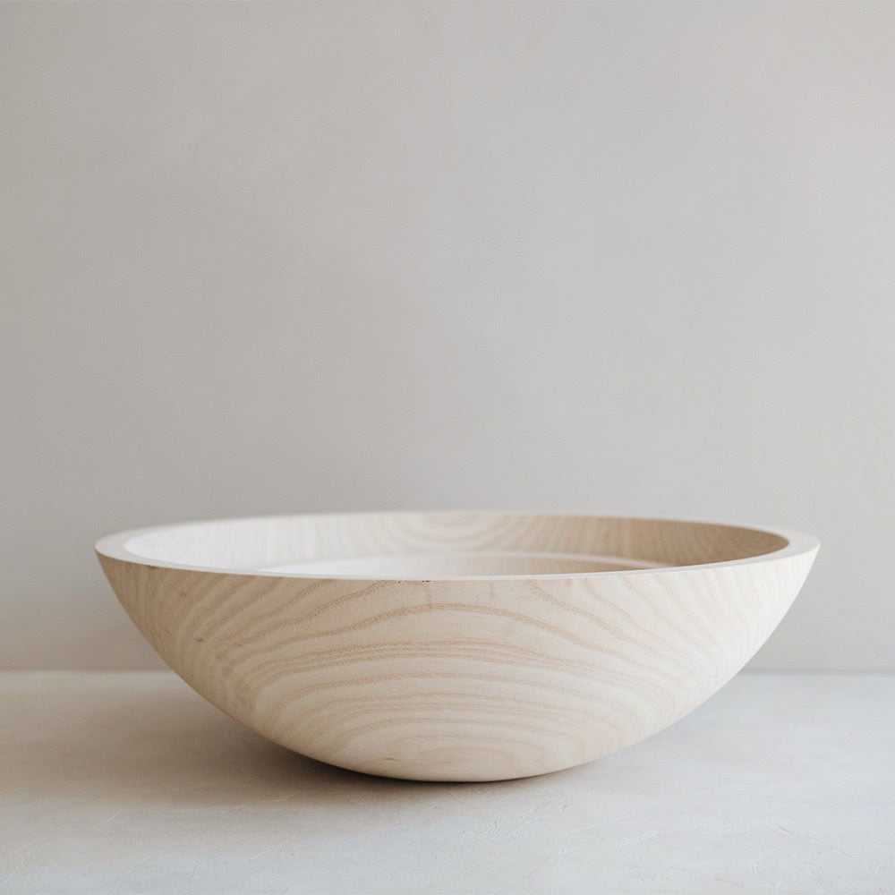 Clayndwhisk Whitewashed Ash Bowl